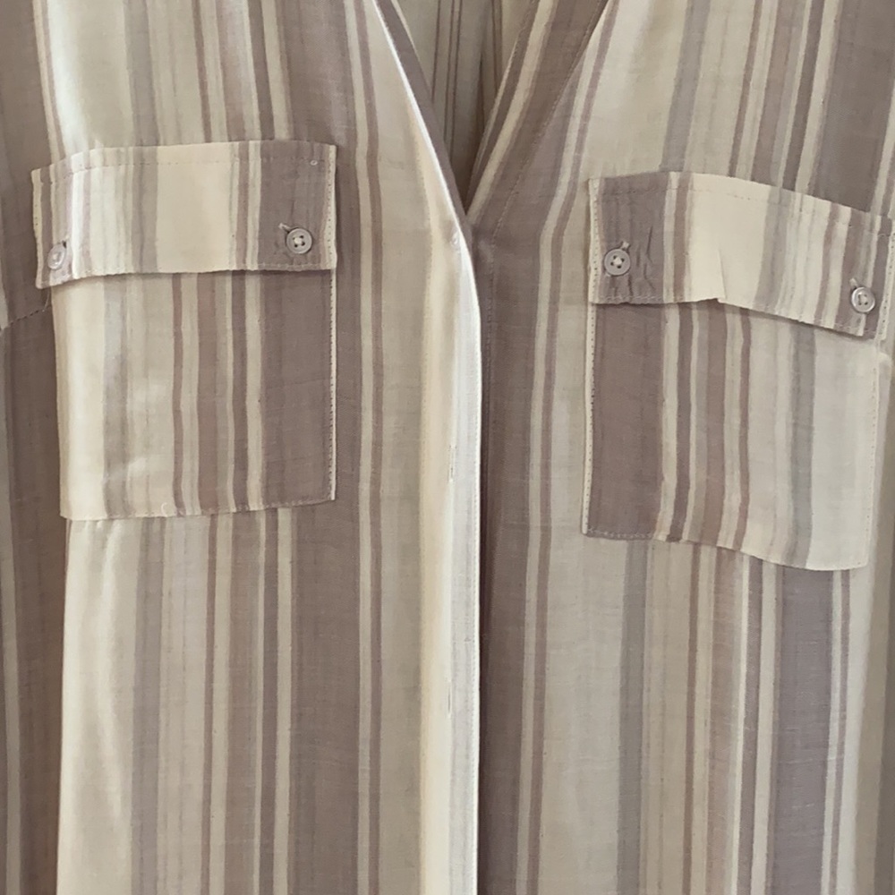 Jones New York Crossover Back Tunic Stonestripe - Picture 4 of 11